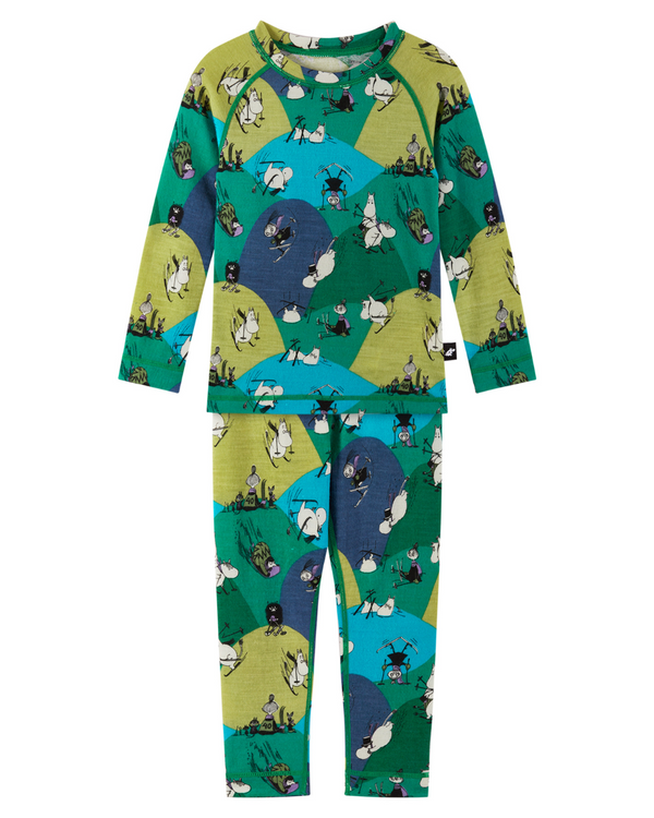 CONJUNTO TRIVSAM DE LANA Y TENCEL VERDE