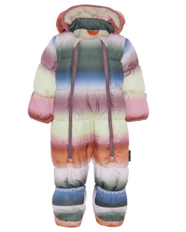SALOPETA DE IARNA CU BOTOSEI PUF TEHNIC UNISEX RAINBOW