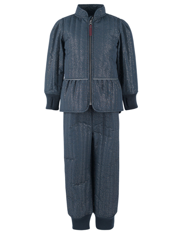 THERMAL SET GLITTER FLEECE PARISIAN NIGHT