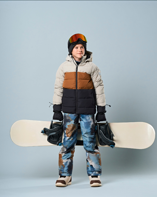 PANTALONES DE ESQUÍ IMPERMEABLES, COLOR NIÑOS