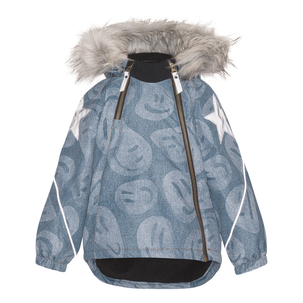 CHAQUETA DE FLORES DE PIEL DE HOPLA