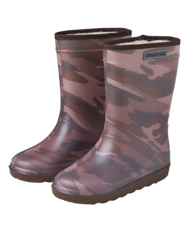 BOTAS TÉRMICAS DE CAMUFLAJE PARA NIÑO